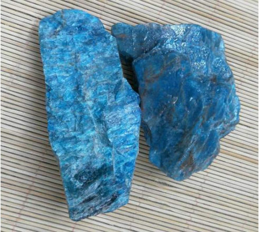 Blue Apatite Healing Crystal Rough Stone 1 Piece 30-40 Grams