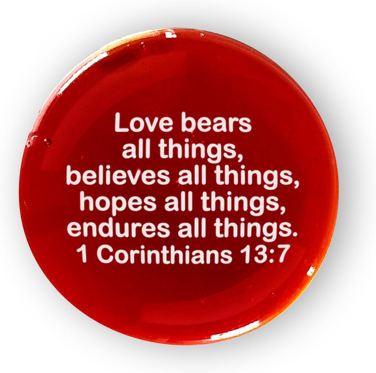Scripture Glass Stones Set III with Bible Verses