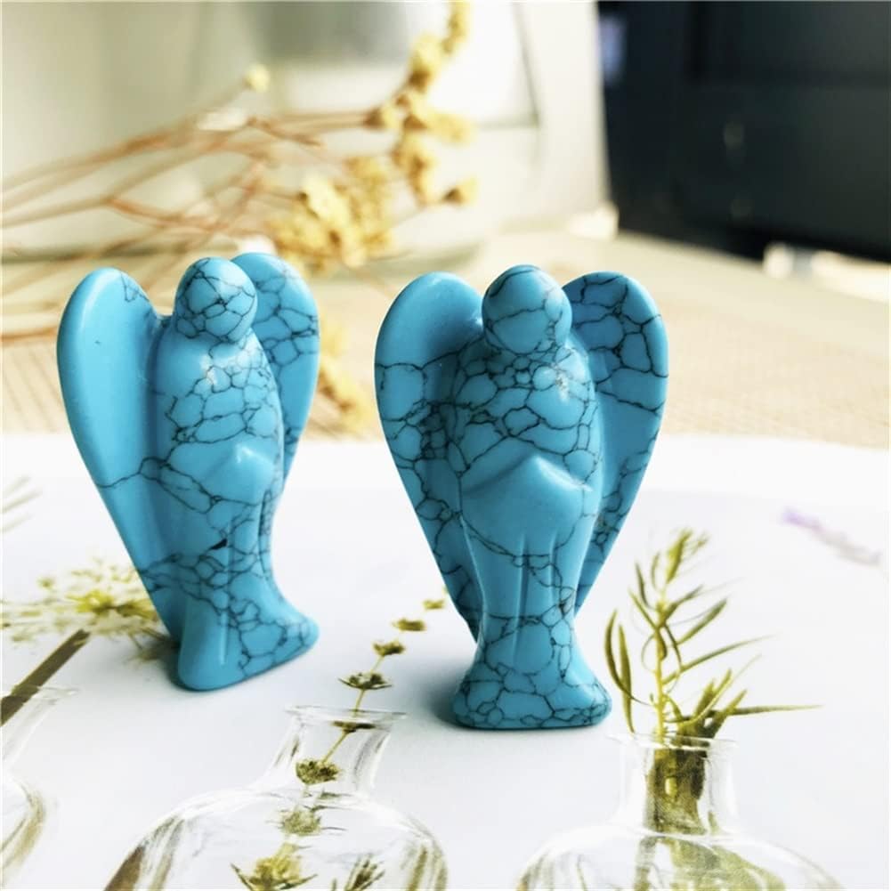 PEKMAR Blue Turquoise Crystal Stones for Home and Jewelry