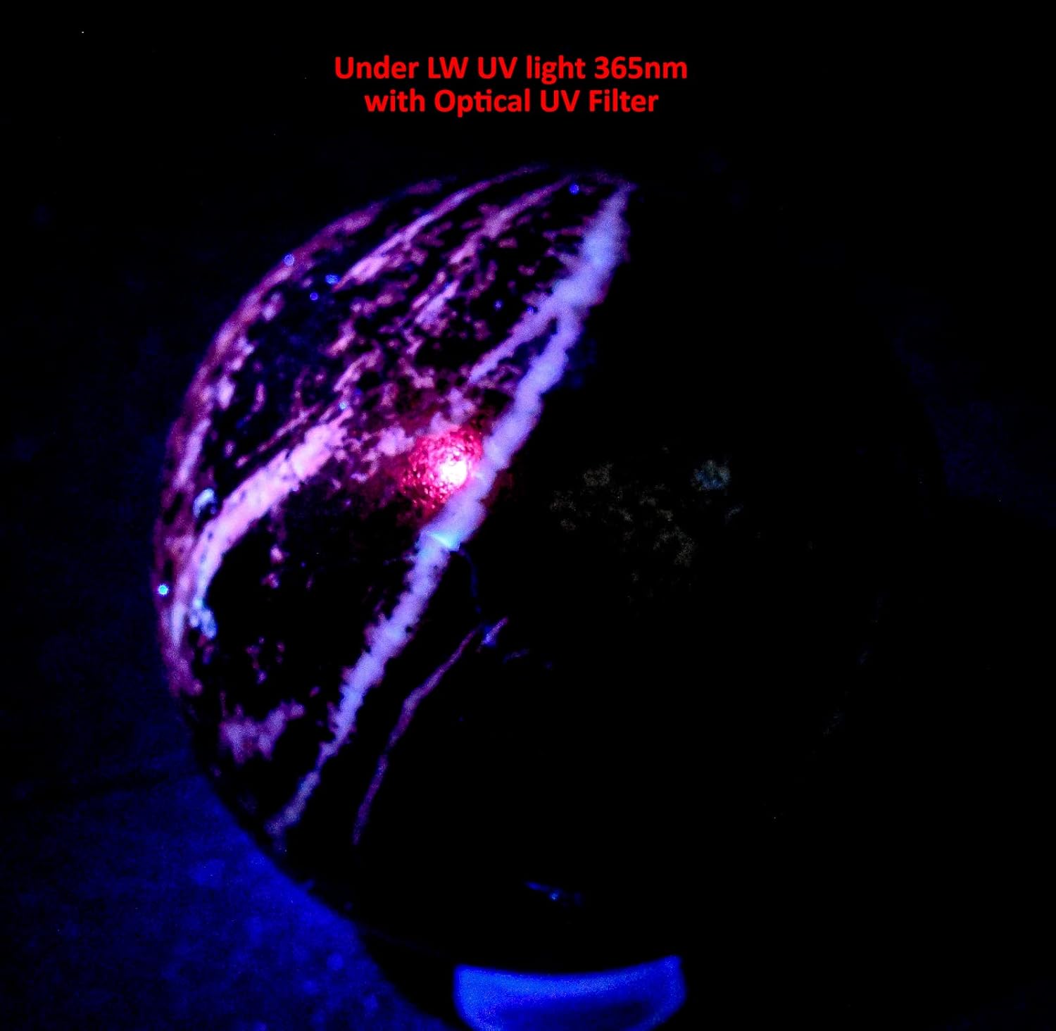 55mm Deep Purple Lilac Kammererite Sphere with Stand - India