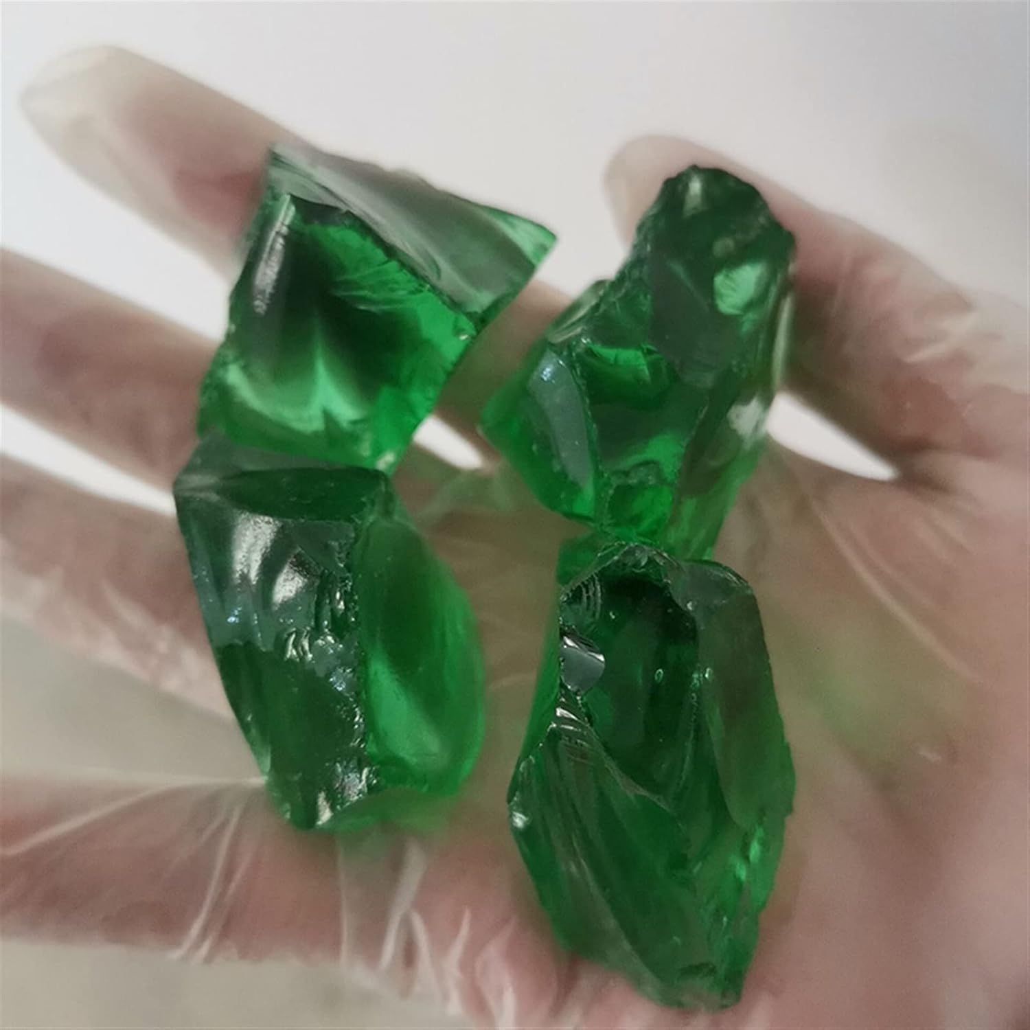 ASHDEL Glaze Glass Crystal Home Decor Stones