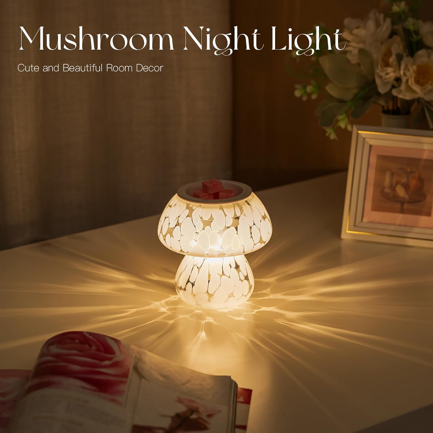 Candeldo Mushroom Wax Melter Warmer for Home Decor