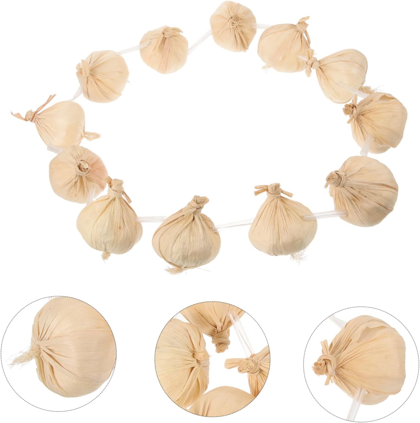 STOBAZA Artificial Garlic String Wreath Decoration