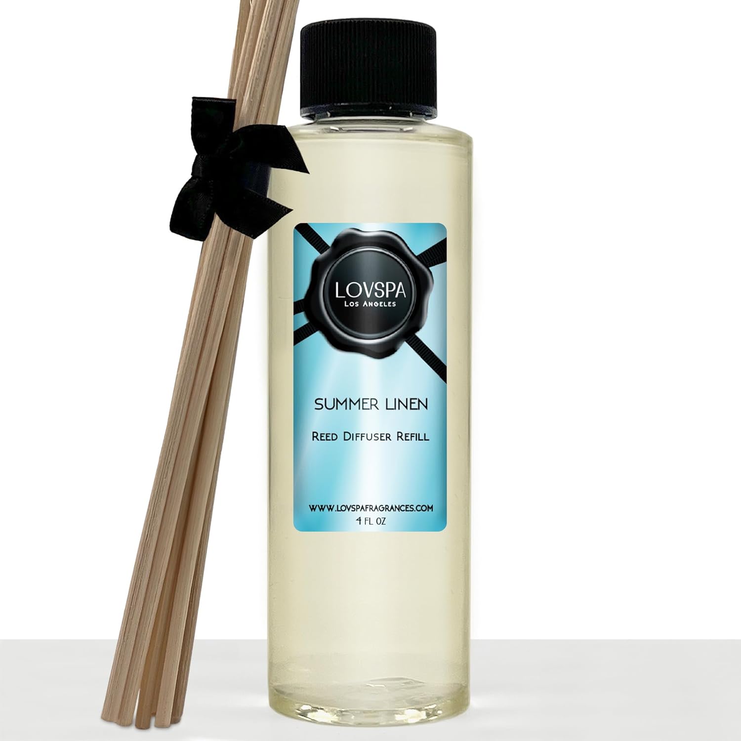 LOVSPA Summer Linen Reed Diffuser Oil Refill with Replacement Reeds
