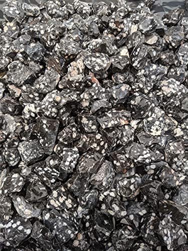 Snowflake Obsidian Rough Stones 1 Pound Lot 1-2 Inch