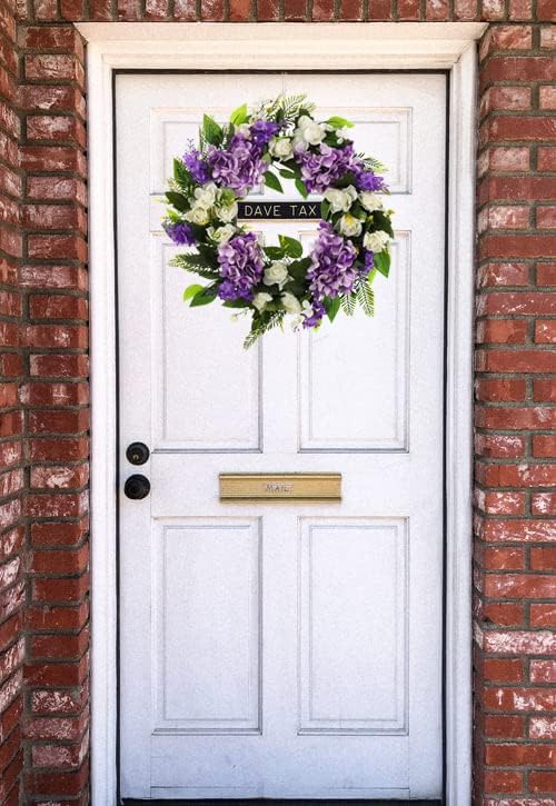 DOTKV Summer Wreath 18 Inch Grapevine Base Decor
