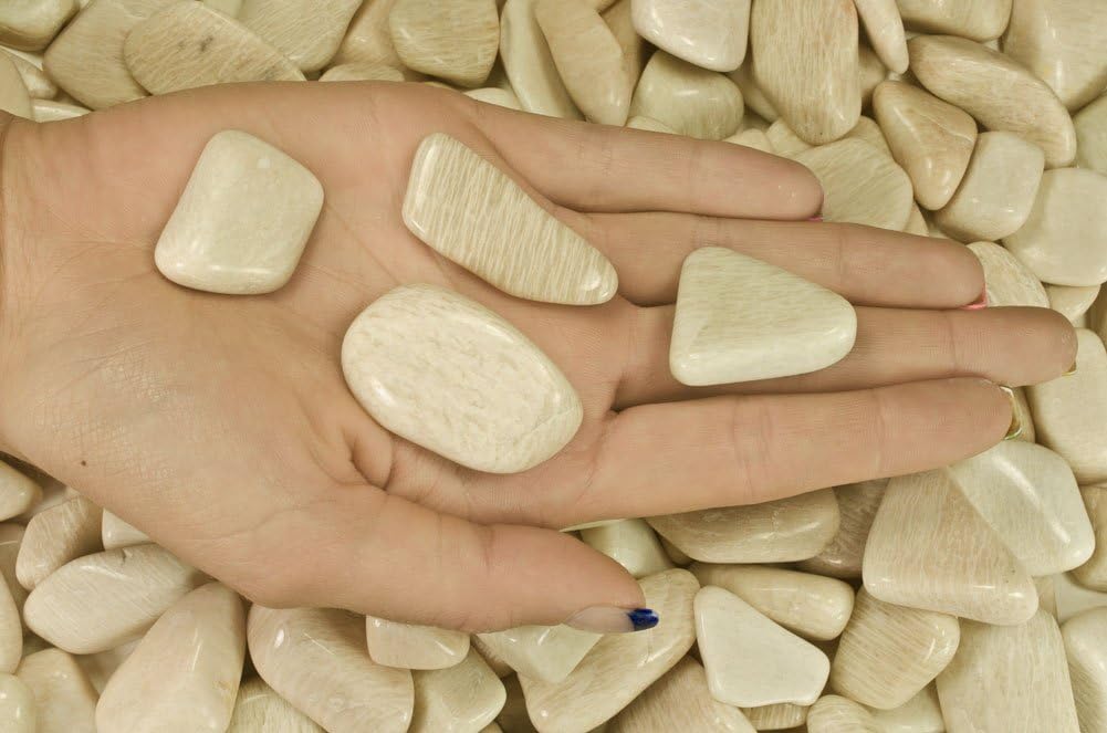 Fantasia Tumbled Feldspar A Grade Stones 5 lbs Brazil