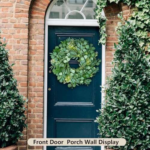 26 Eucalyptus Wreath for Front Door Year Round
