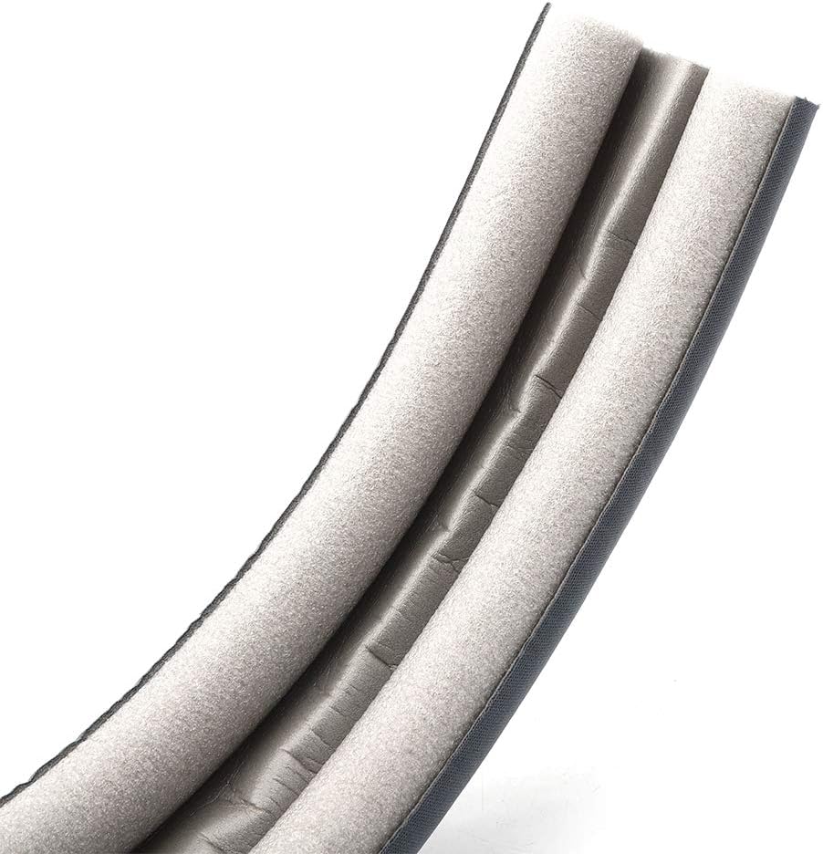 TEUOPIOE Under Door Draft Stopper Gray