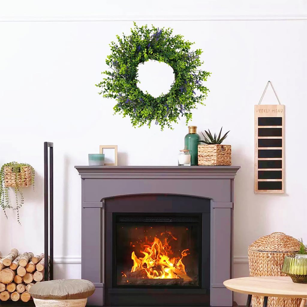 18 Inch Spring Wreath for Front Door Decorations