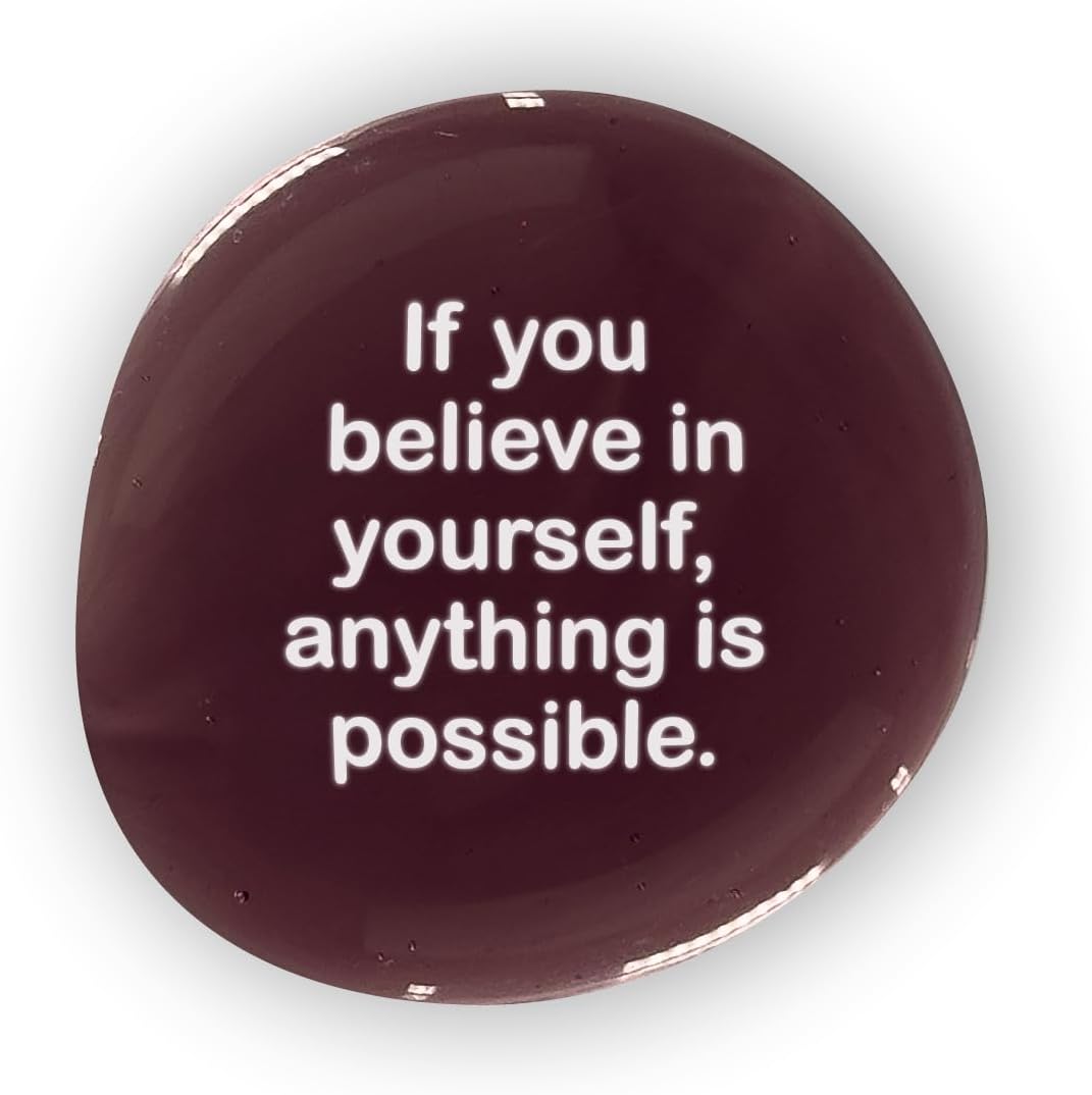 Lifeforse Glass Motivation Stones Set I
