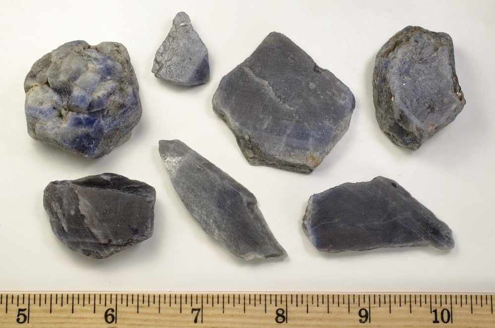 Fantasia Blue Sapphire Rough Stones 18 Lb