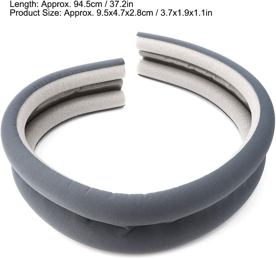 TEUOPIOE Under Door Draft Stopper Gray