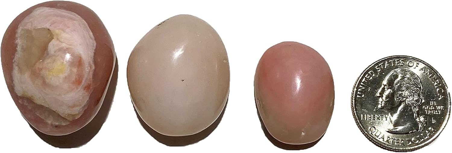 Tumbled Pink Opal Stones 5 Piece Set