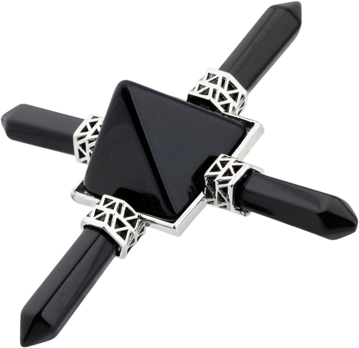 Rockcloud Pyramid Energy Generator Black Obsidian