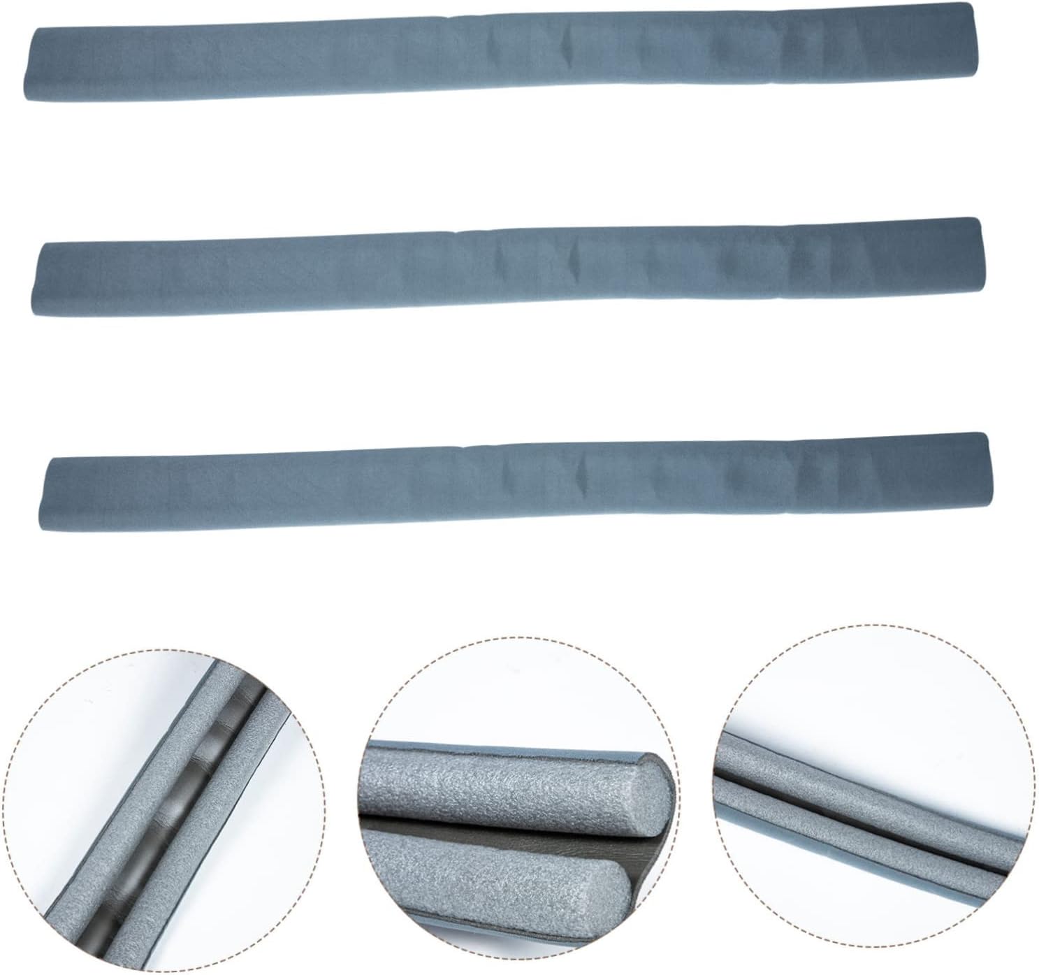 3pcs Door Bottom Sealing Strip Windproof Draft Stopper for Home Use