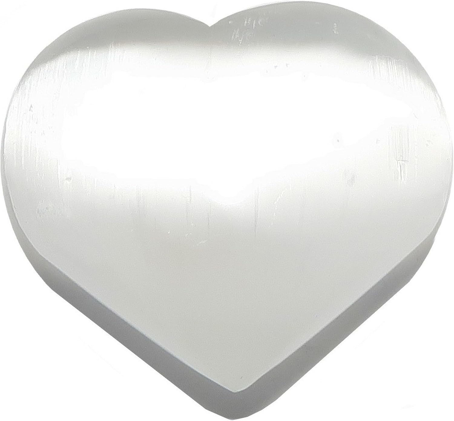 Satin Crystals Selenite Heart 30-35 Inch