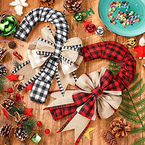 Patelai 6 Piece Candy Cane Wire Wreath Frame 16 Inches