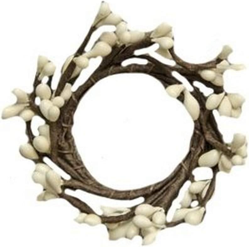 CWI Gifts 6-Piece Pip Ring Set Ivory 15-Inch