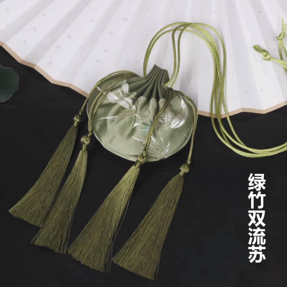 10cm Antique Style Embroidered Fragrant Sachet Pendant