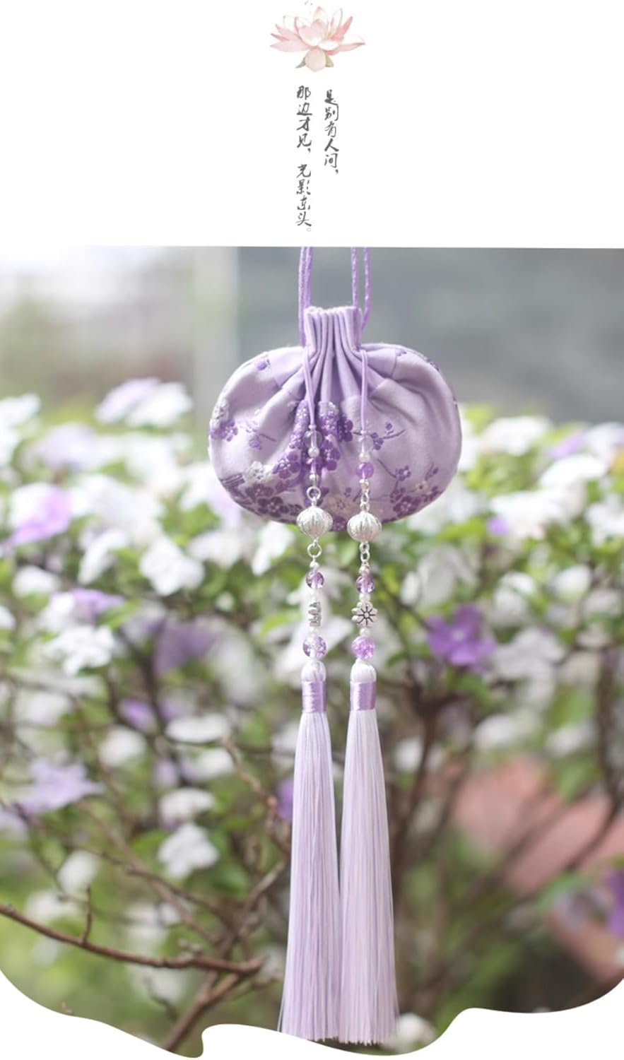 Fragrant Sachet Tassels Hanfu Flower Bag Decor