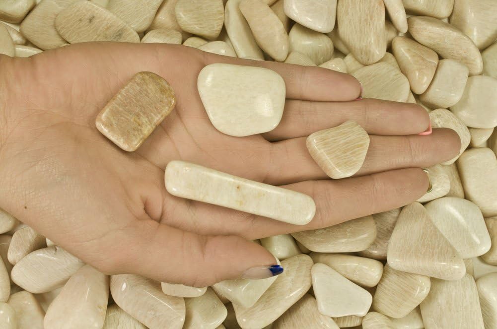 Fantasia Tumbled Feldspar A Grade Stones 5 lbs Brazil