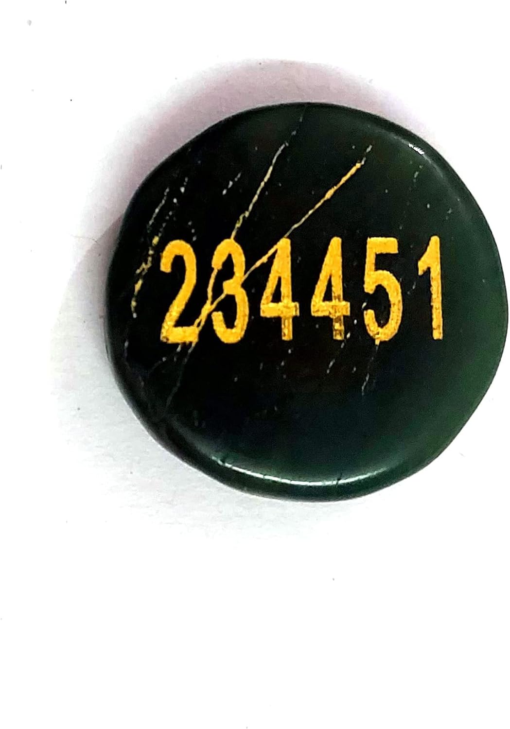 I Attract Wealth Zibu Prosperity Angel Green Aventurine Oval Cabochon Crystal