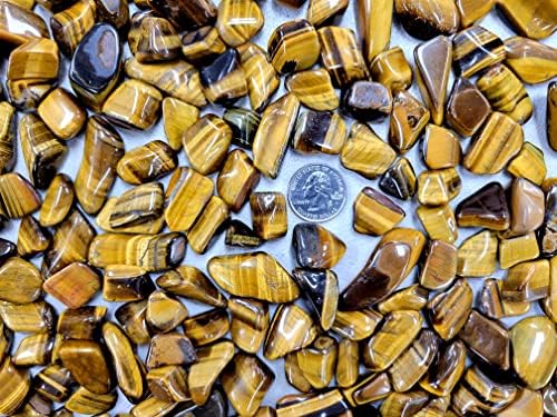 Tumbled Tigers Eye Crystals 12 LB Natural Healing Stones