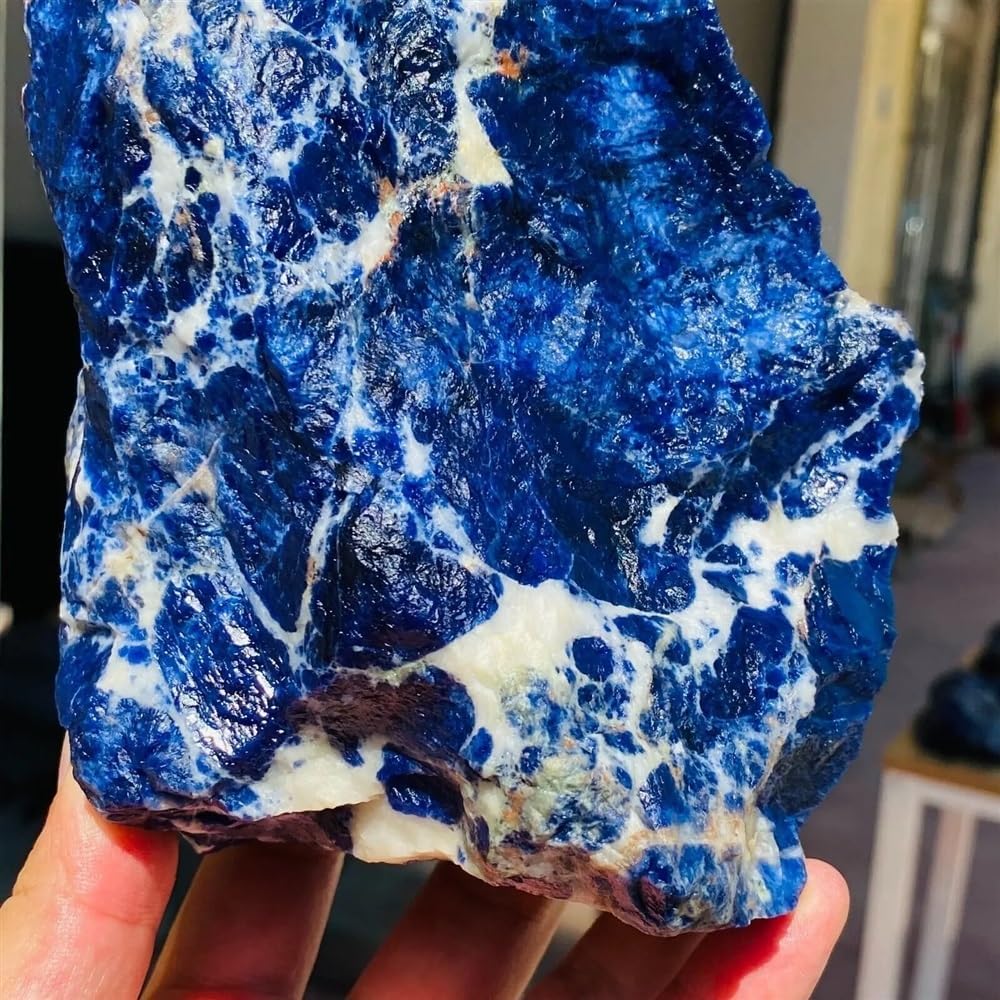 KatLin Beautiful Blue Sodalite Healing Crystal Specimen