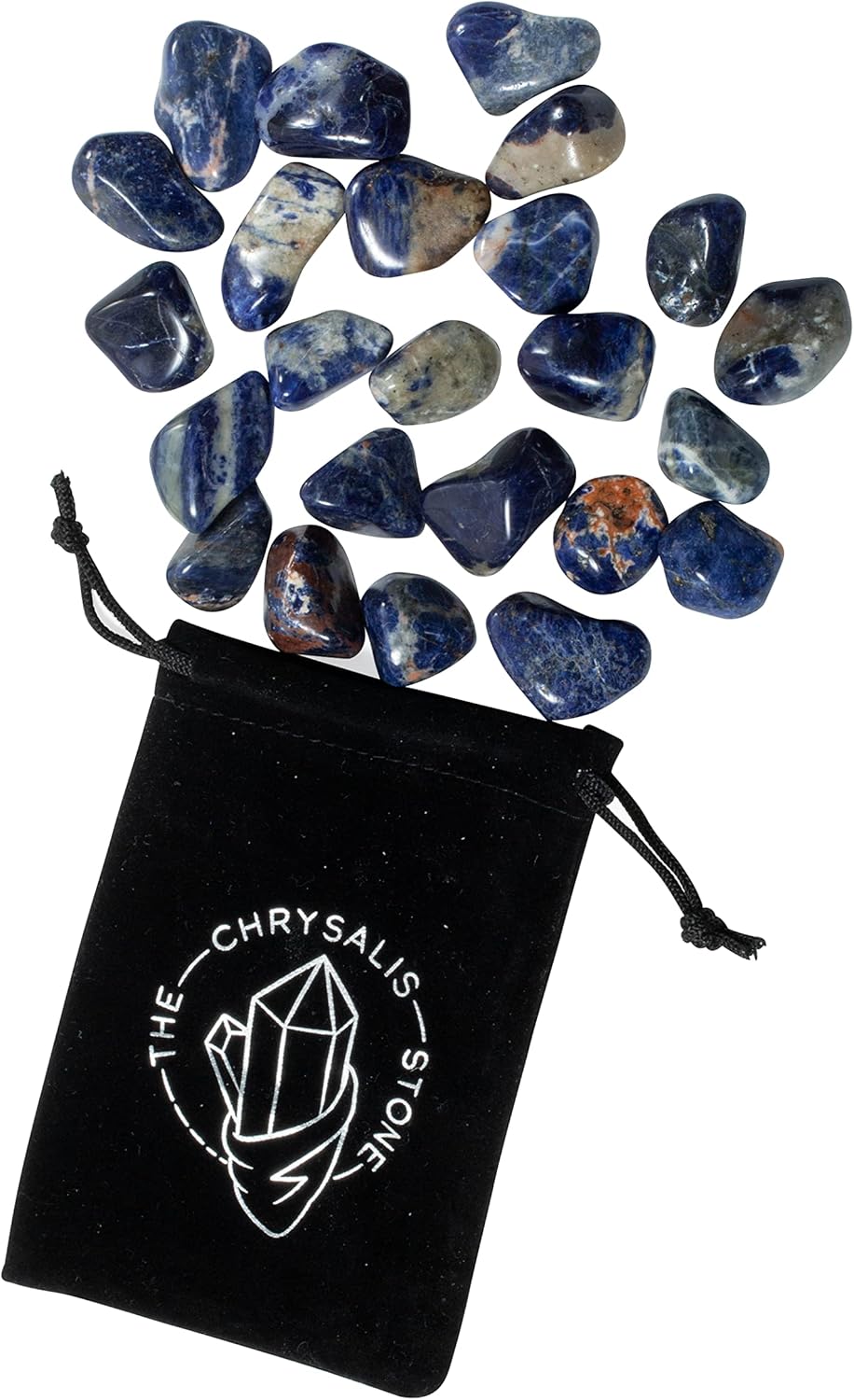 Tumbled Sodalite Stones 075 - 125 1 Pc