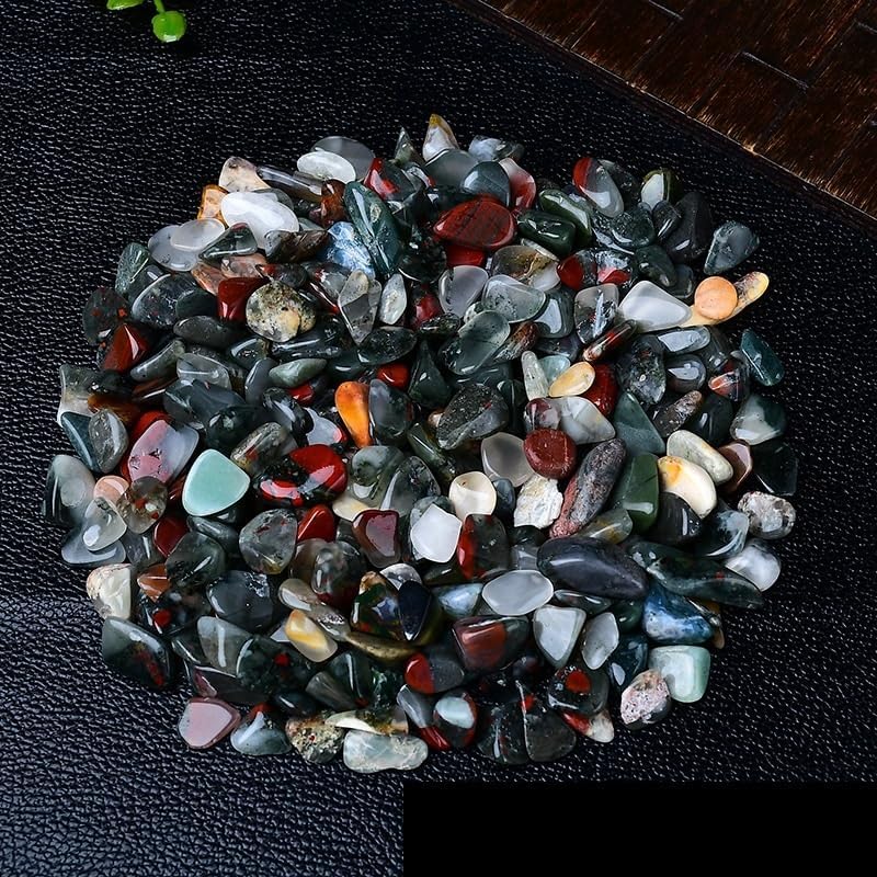 NASTYA Natural Dragon Blood Stone Tumbled Gravel 7-9mm 1000g