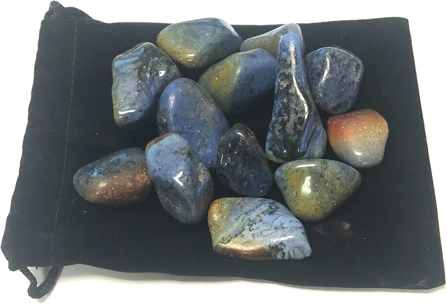 Tumbled Dumortierite 12 Pound Natural Stones