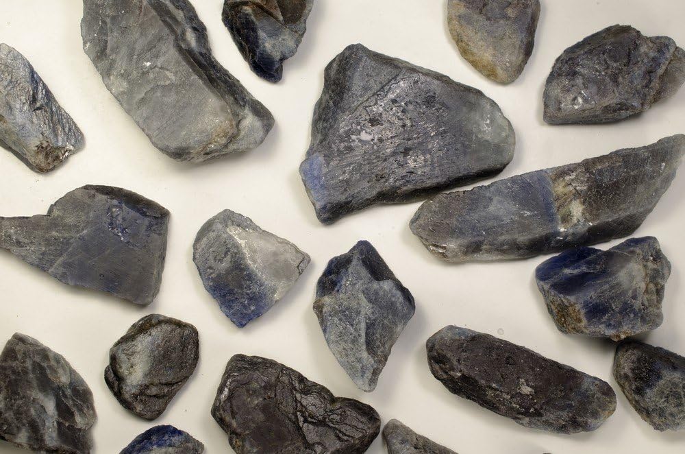 Fantasia Blue Sapphire Rough Stones 18 Lb