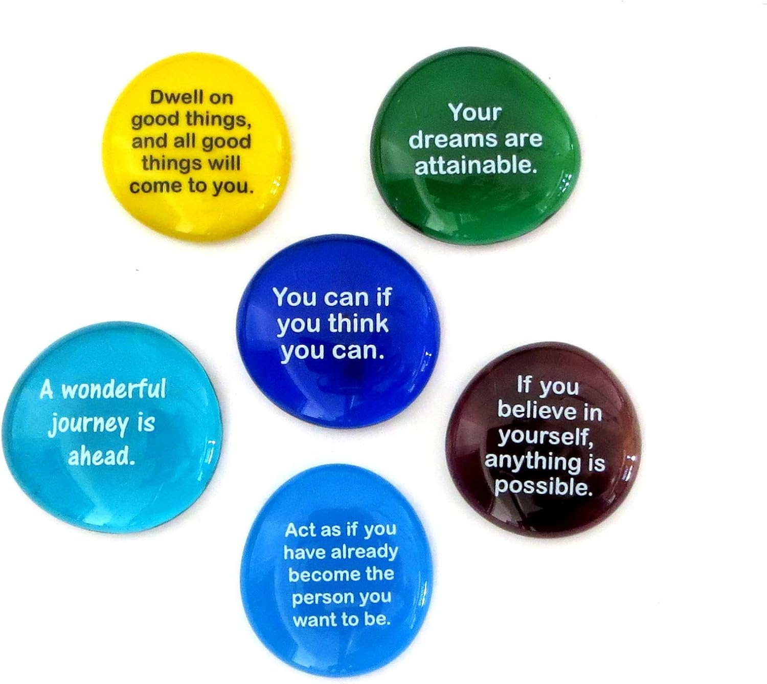 Lifeforce Glass Inspirational Stones