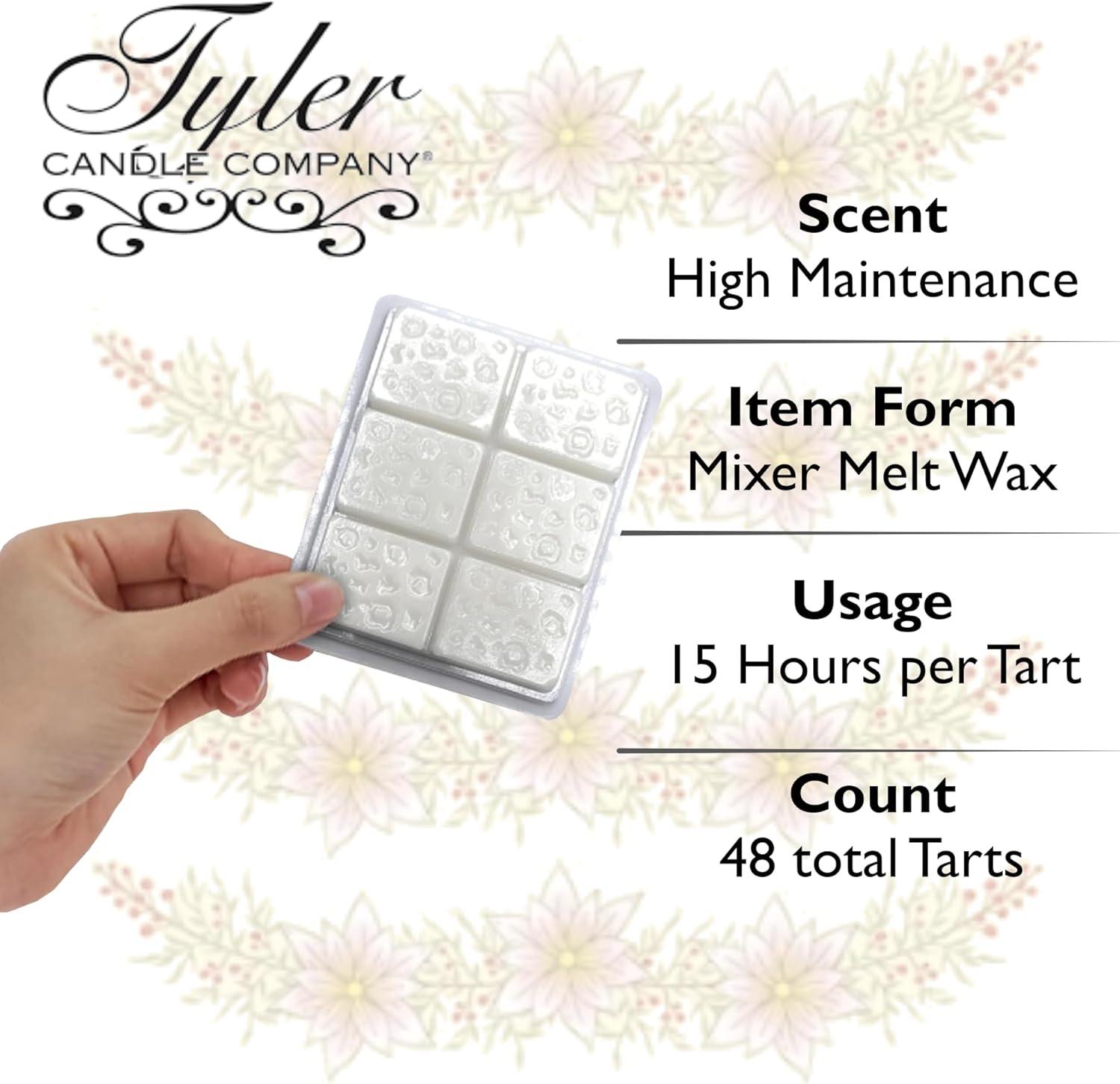 Tyler Candle Wax Melts Set of 24 with Stain Remover Pen