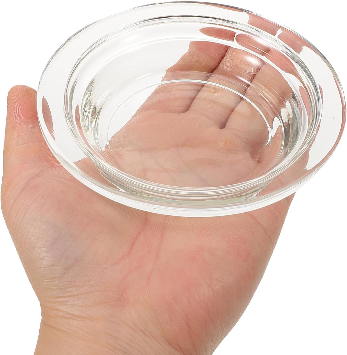 2Pcs Replacement Wax Warmer Glass Dish for Home Office Meditation