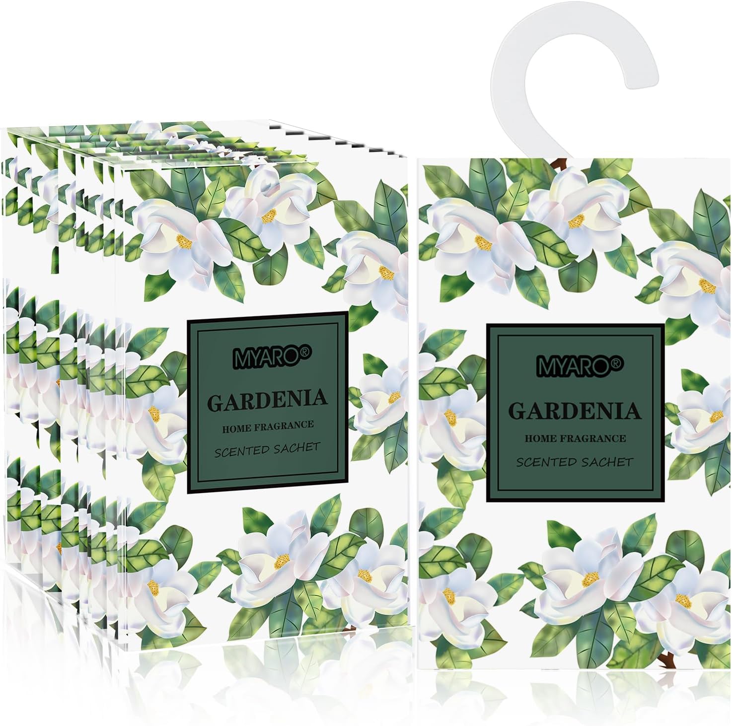MYARO 12 Pack Gardenia Scented Sachets Air Freshener
