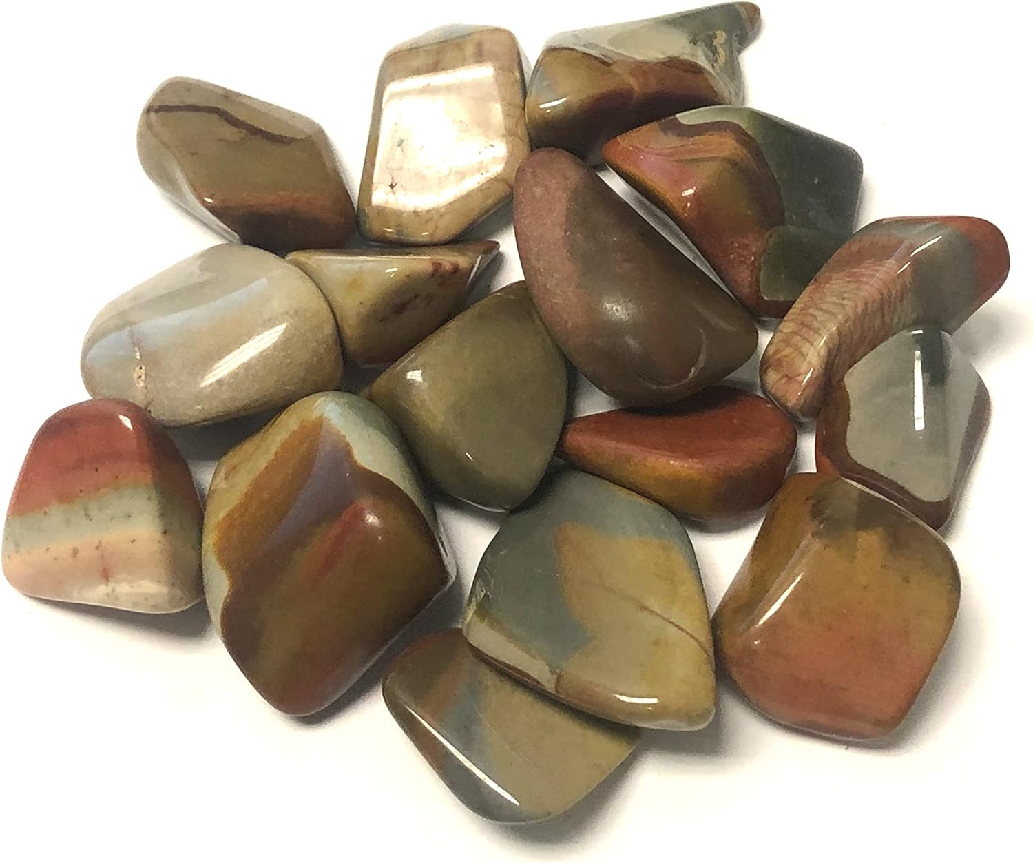 Tumbled Fancy Jasper 3 Pounds Natural Stones