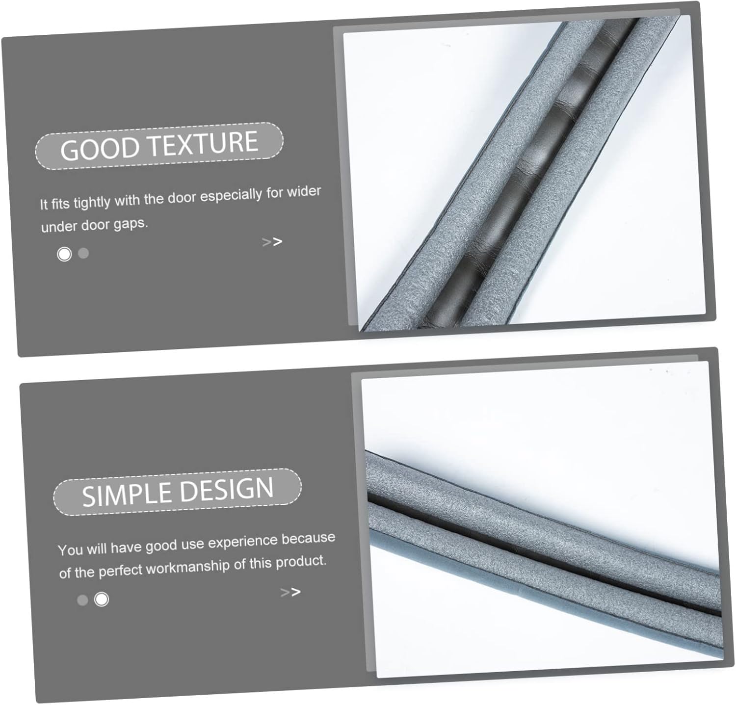 3pcs Door Bottom Sealing Strip Windproof Draft Stopper for Home Use