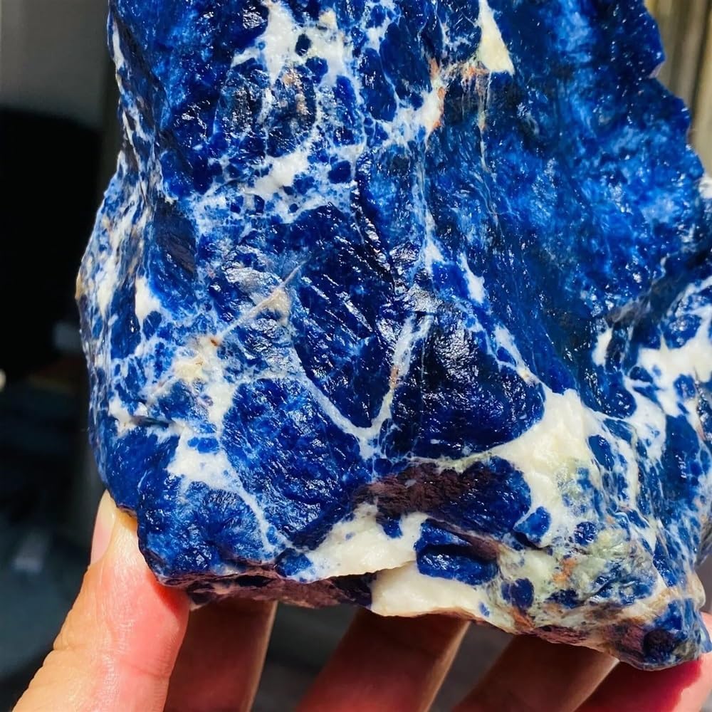 KatLin Beautiful Blue Sodalite Healing Crystal Specimen