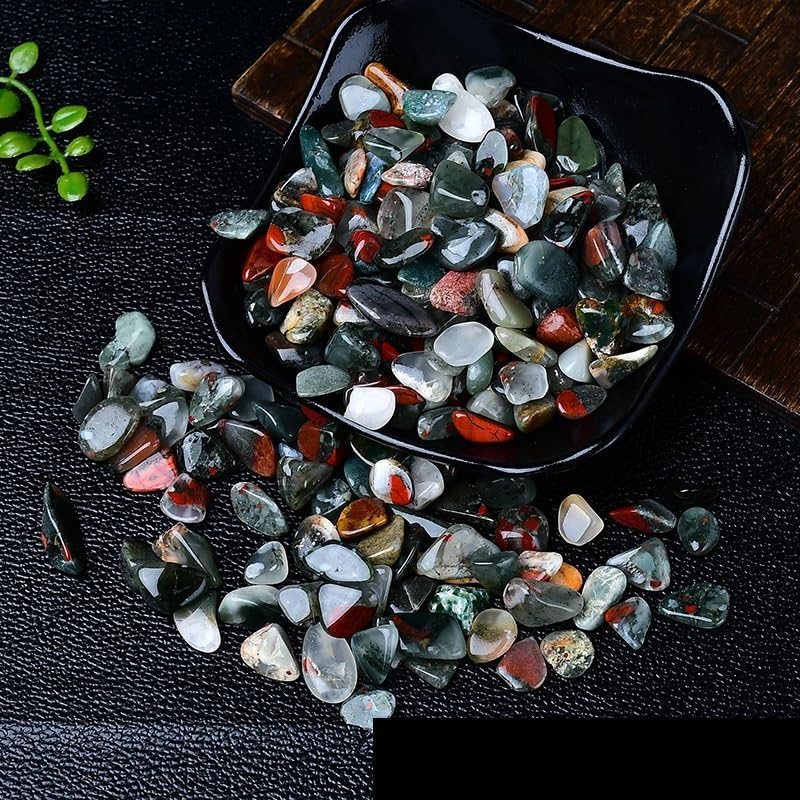 NASTYA Natural Dragon Blood Stone Tumbled Gravel 7-9mm 1000g