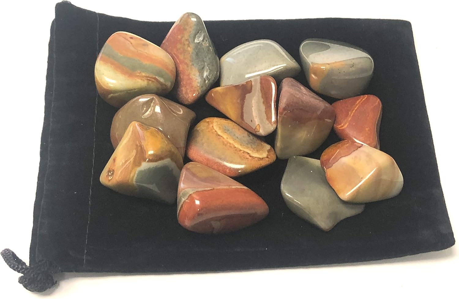 Tumbled Fancy Jasper 3 Pounds Natural Stones