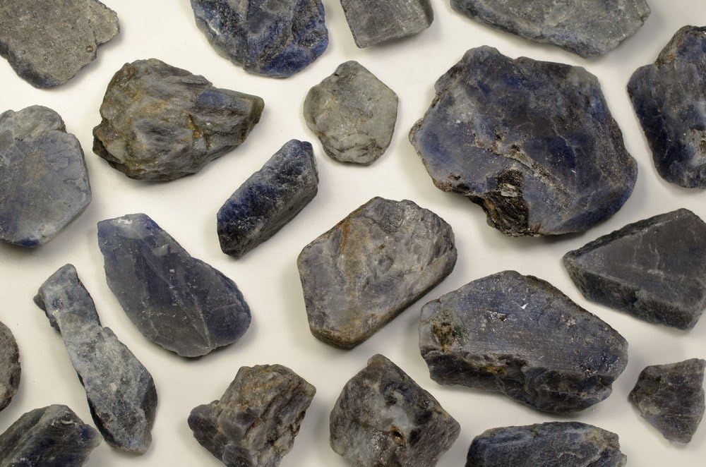 Fantasia Blue Sapphire Rough Stones 18 Lb