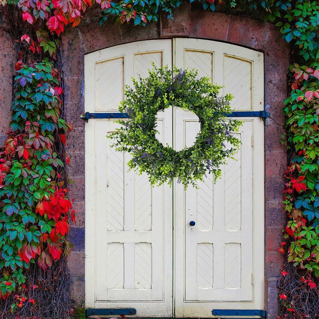 18 Inch Spring Wreath for Front Door Decorations