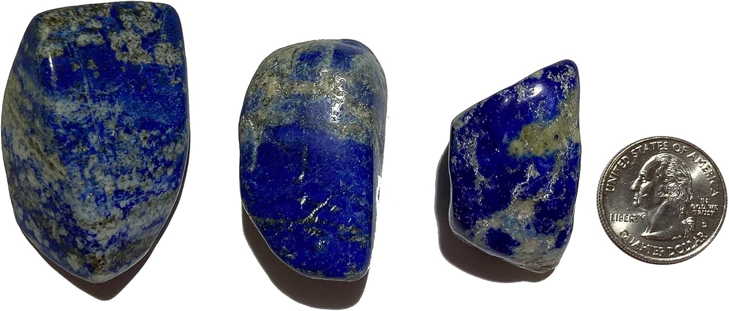 Tumbled Lapis Lazuli Stones 1 Pound