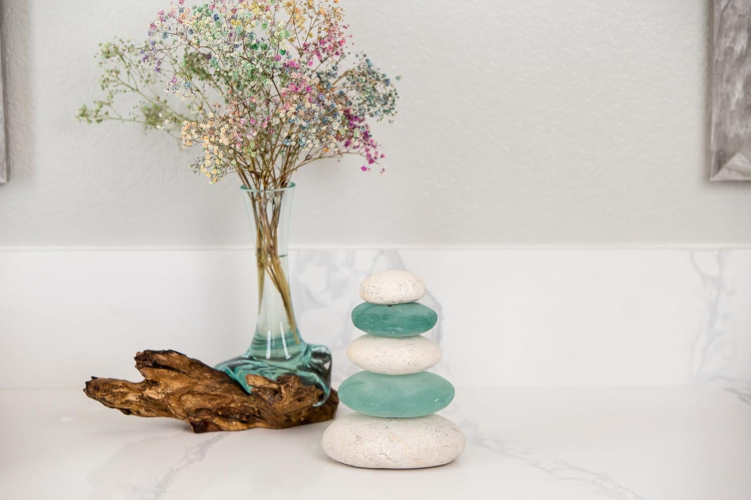 Garden Age Supply Quintuple Glass Cairn Set 20