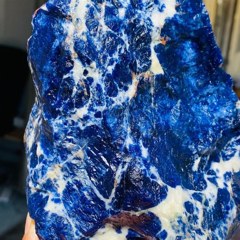 KatLin Beautiful Blue Sodalite Healing Crystal Specimen