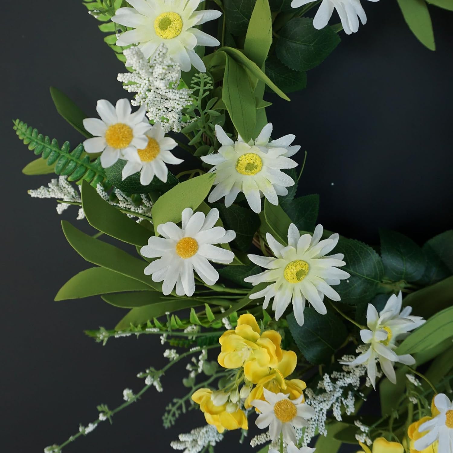 Spring Wreath for Front Door 20 Inch Decor