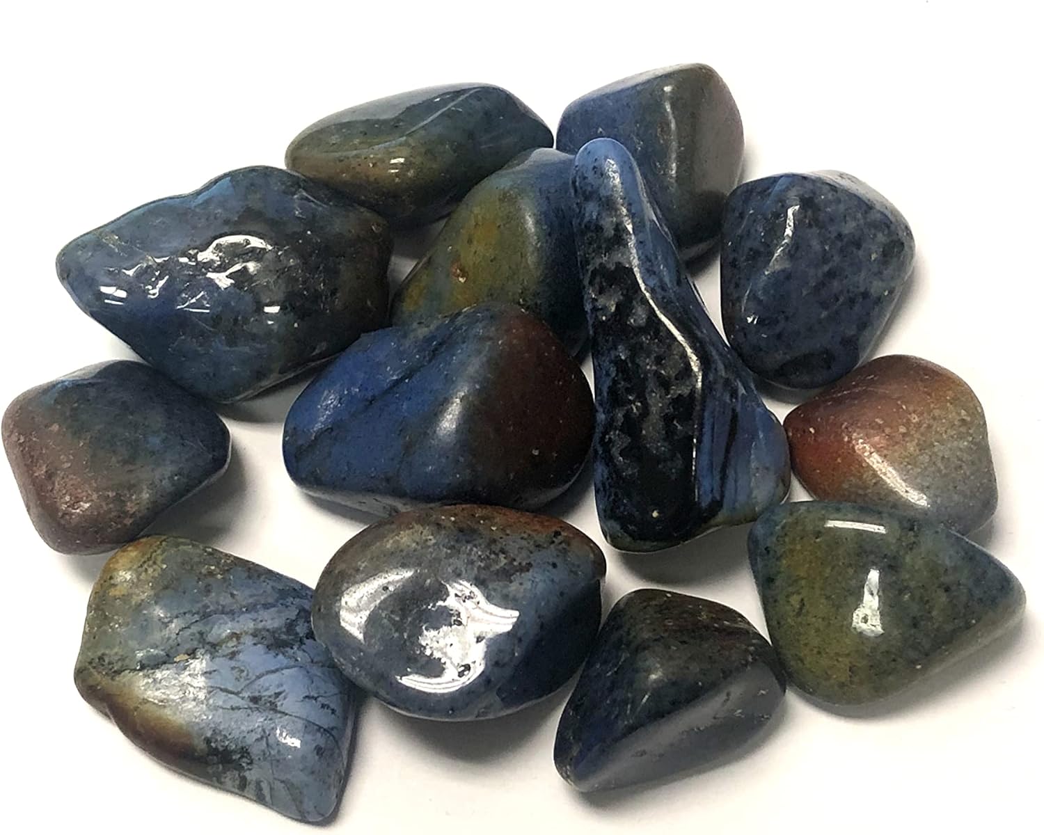Tumbled Dumortierite 12 Pound Natural Stones