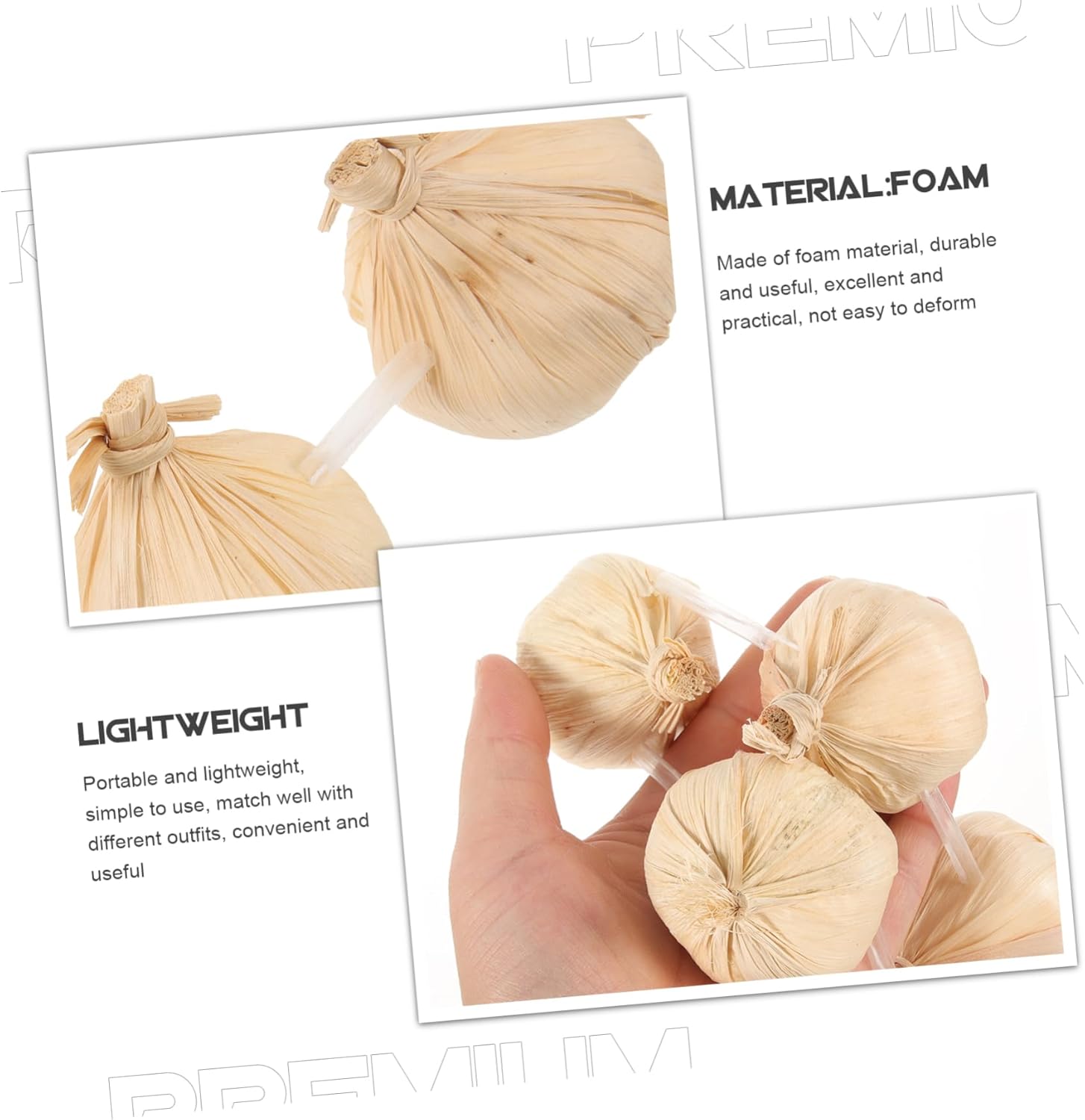 STOBAZA Artificial Garlic String Wreath Decoration